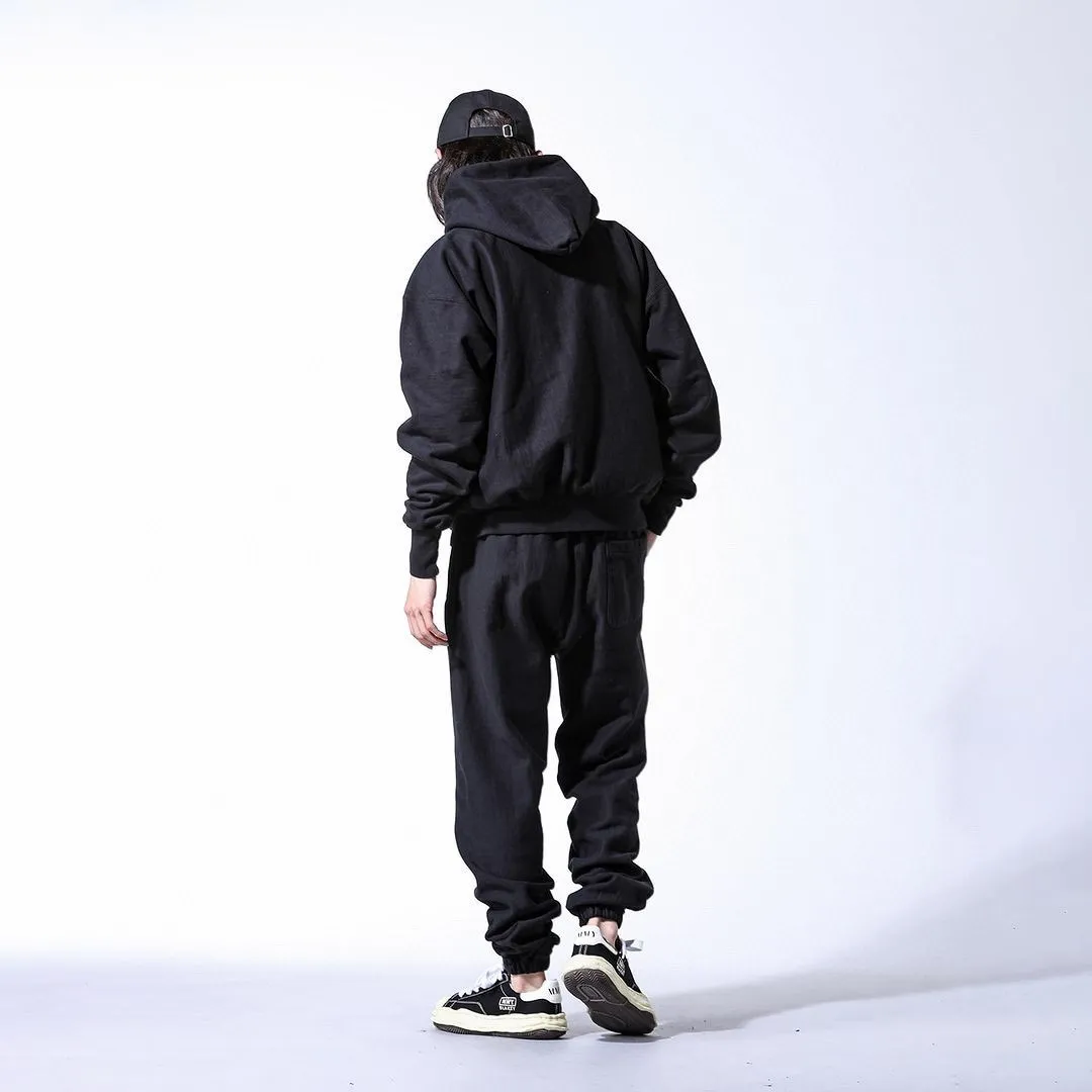 SAINT MICHAEL ARCH SAINT SET PANTS/BLACK The latest SAINT LOGO sweatpants, washed black/gray gray S-XL, custom woven and dyed, black surface and gray bottom fabric, same as the original version, original level straight cracking pulp, original cut and loose fit